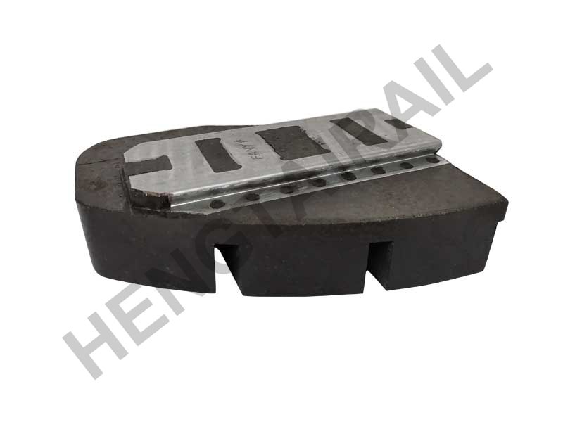 Railroad composition brake pads