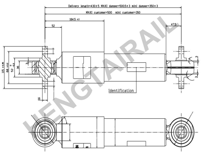 Primary hydraulic oil damper