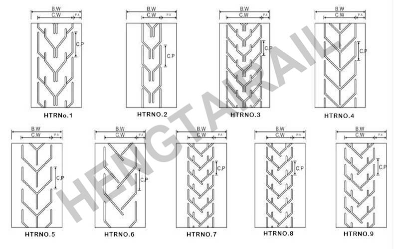 Customized Patterned Rubber Conveyor Belt