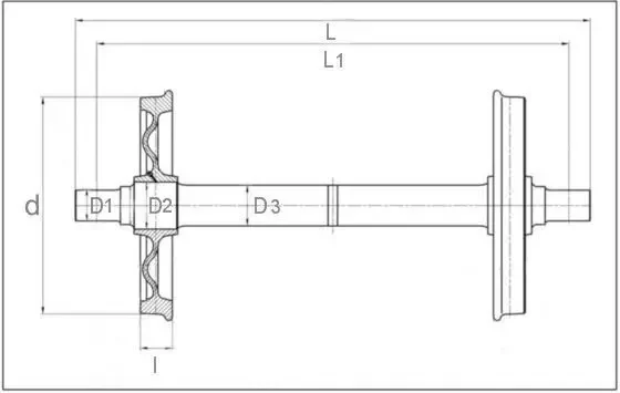 AAR Standard Wheel Set Train Wheel Bearing for Railway Vehicles