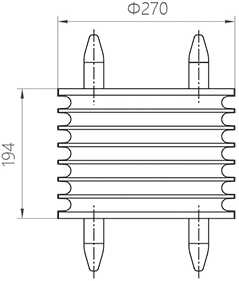 High Quality Train Parts Compression Rubber Spring