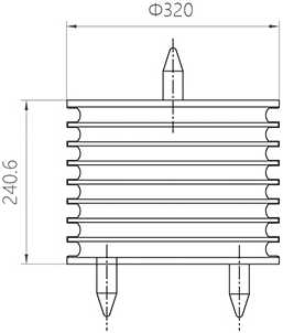 High Quality Train Parts Compression Rubber Spring